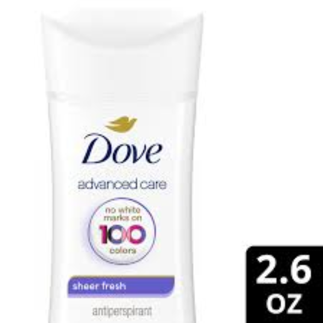 DOVE DEO STICK INVISIBLE SHEER FRESH 74G